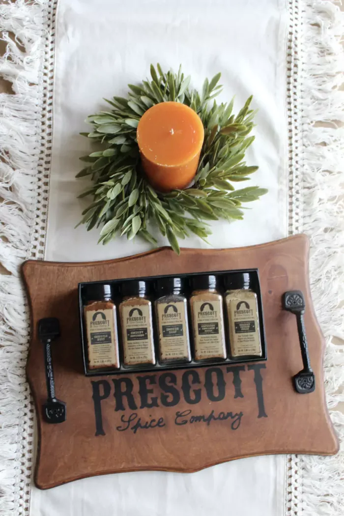 Serving Tray & Spices Gift Set