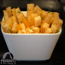 Chipotle Dust Jicama with Cilantro and Lime