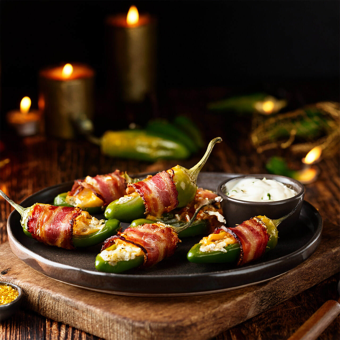 Chipotle Dust Jalapeño Poppers