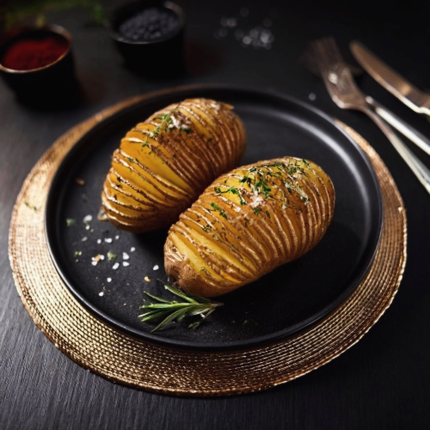Hasselback Potatoes