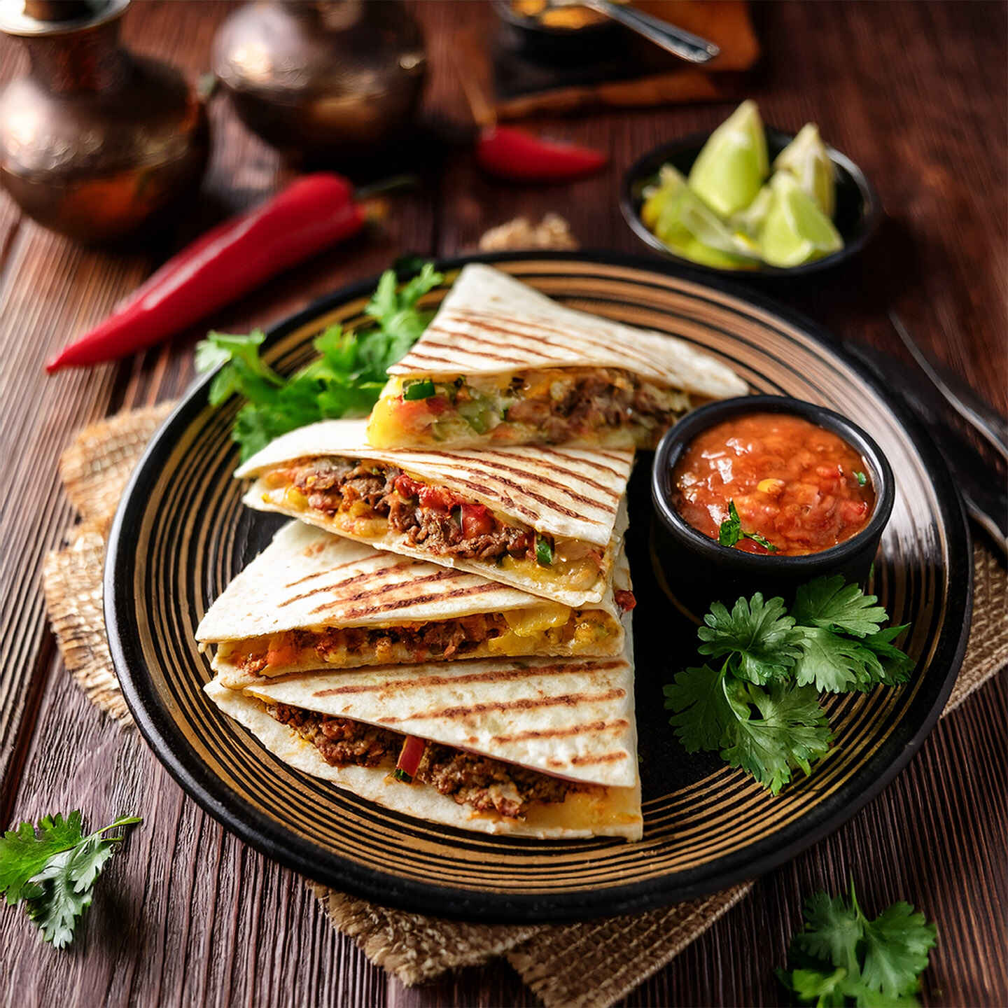 Smokey Southwest Quesadillas
