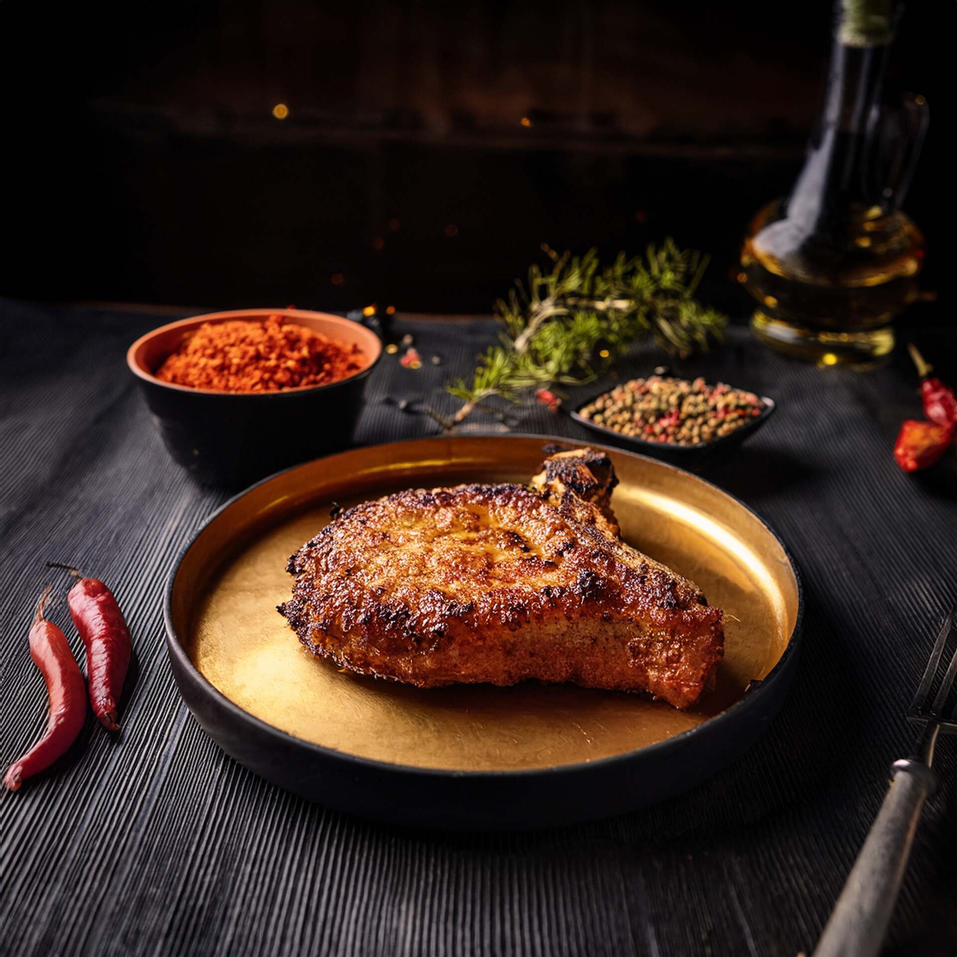 Chipotle Dust Fried Pork Chop