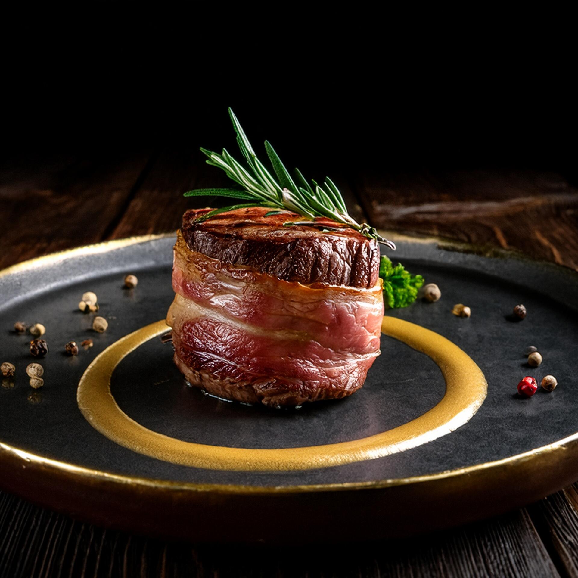 Filet Mignon Dry Aged with Smoked Salt