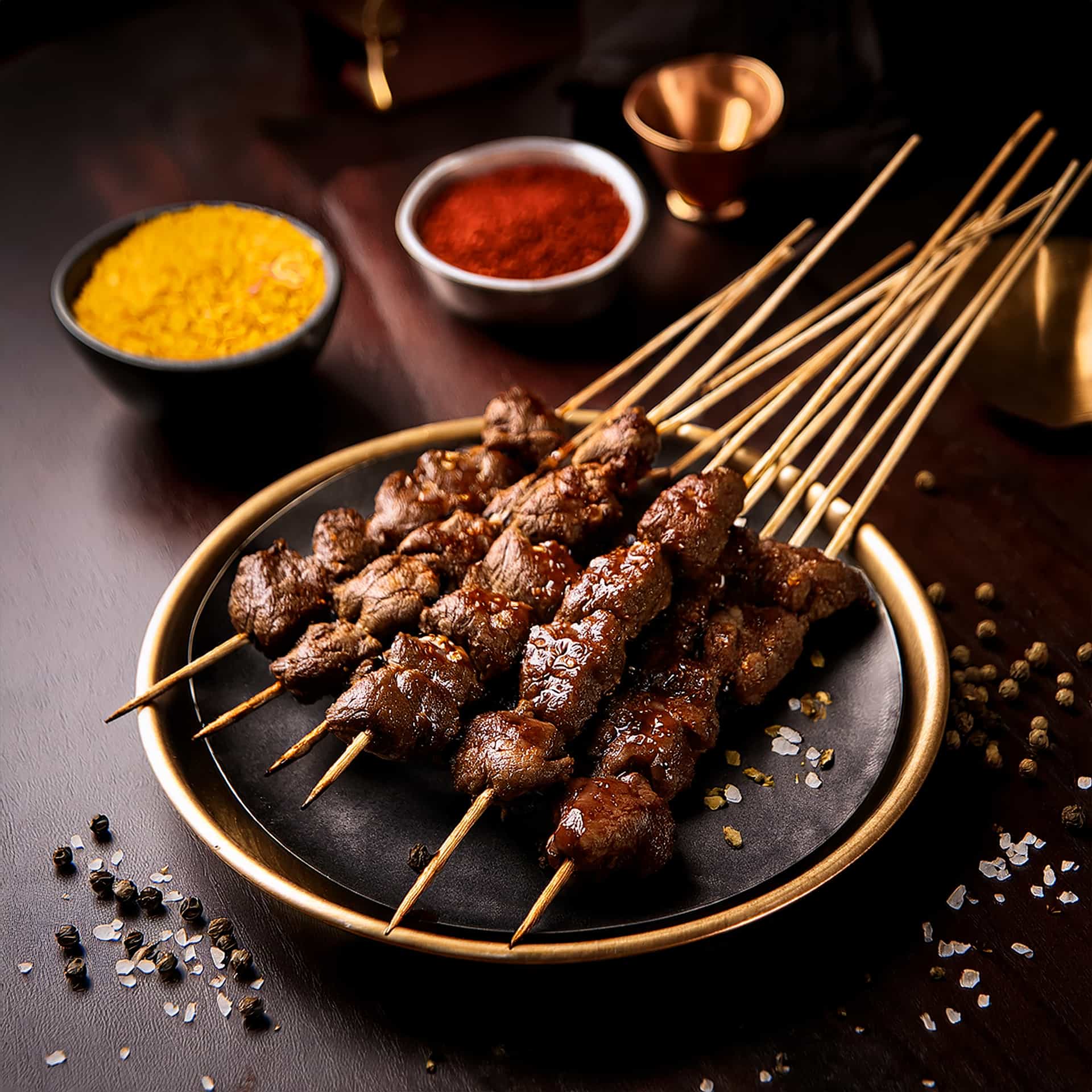 Chipotle Dust Pork Satay