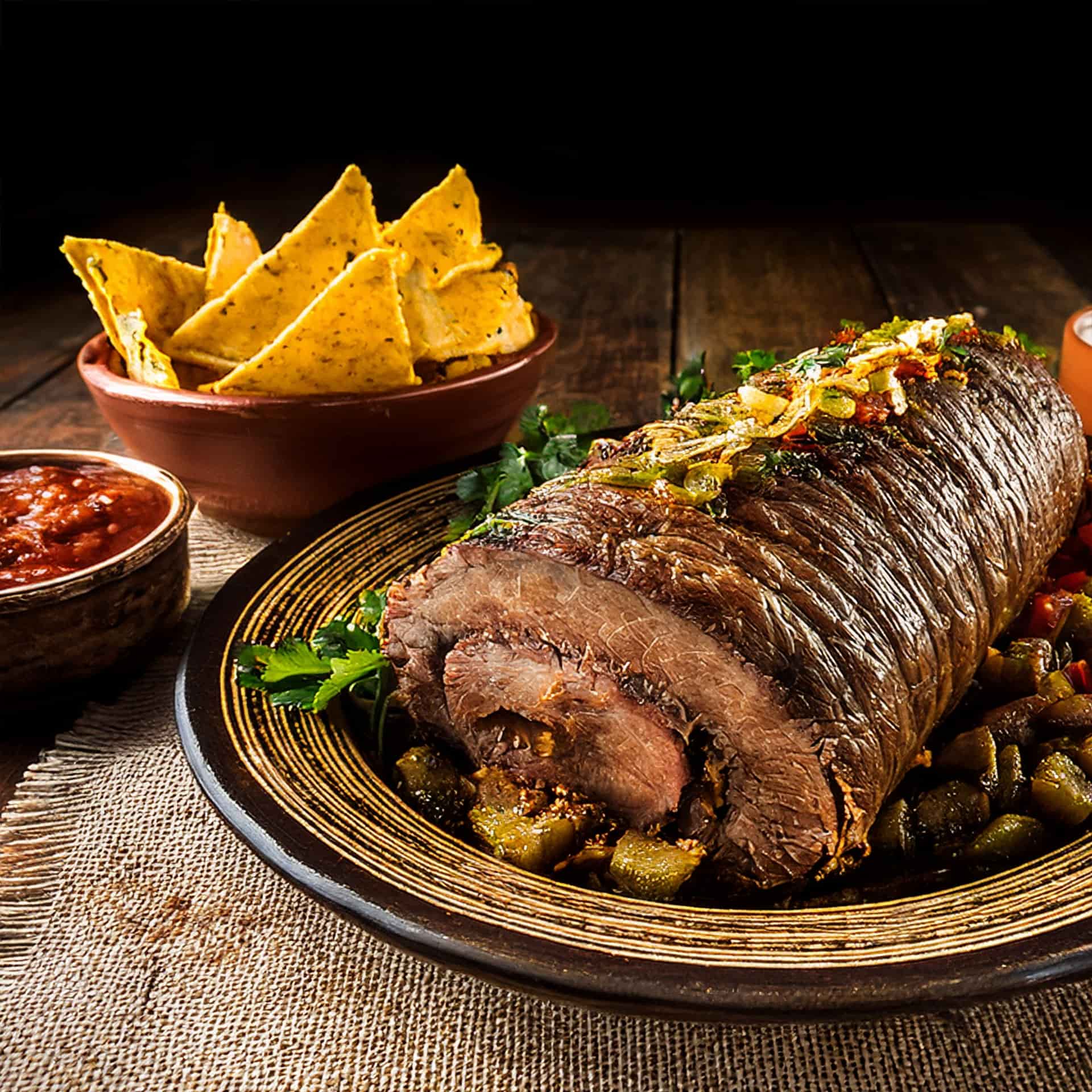 Rolled Beef Fajita