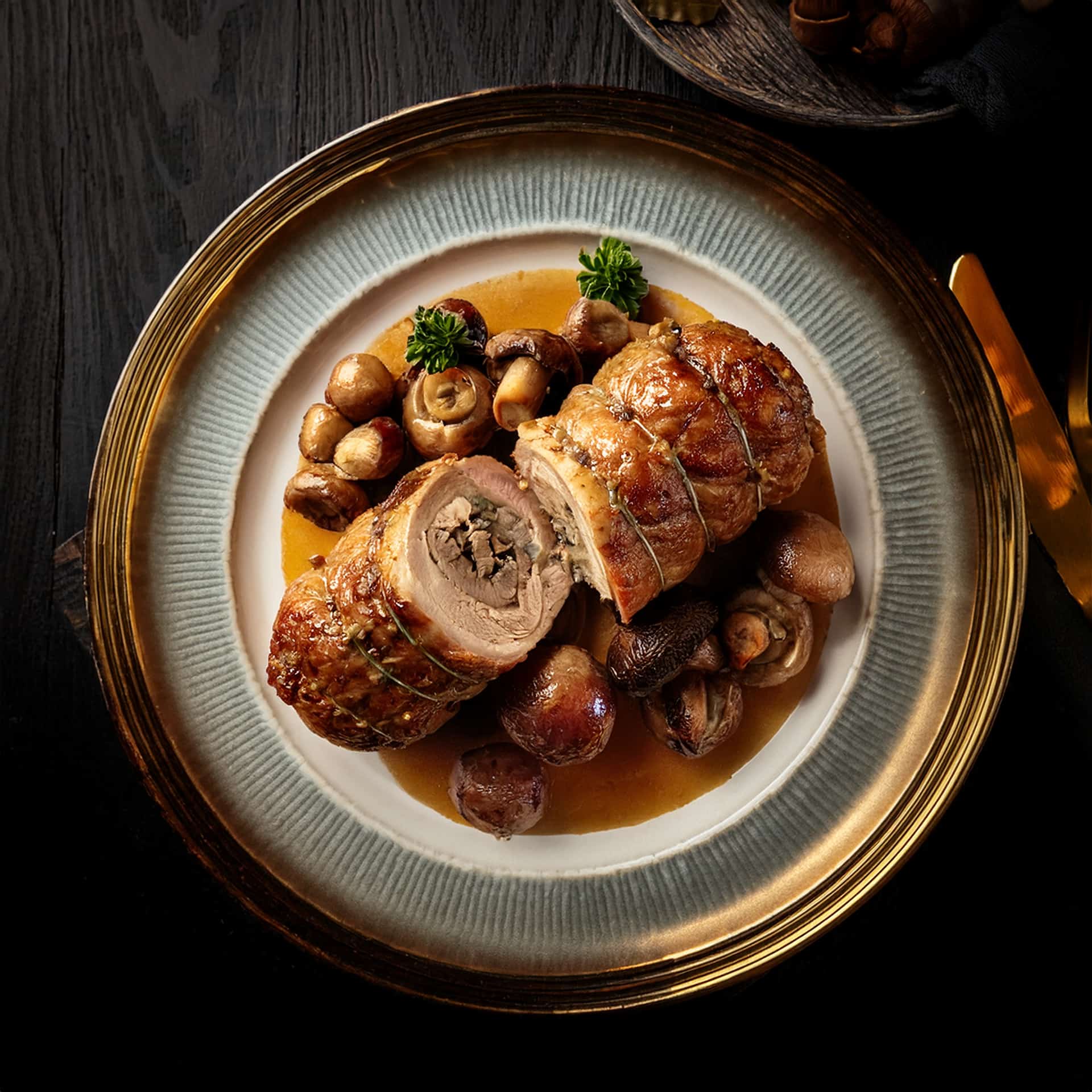 Smokey Stuffed Pork Tenderloin